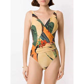 Strandkleid mit gerüschtem Bauchstraffungssaum und Beach Fit